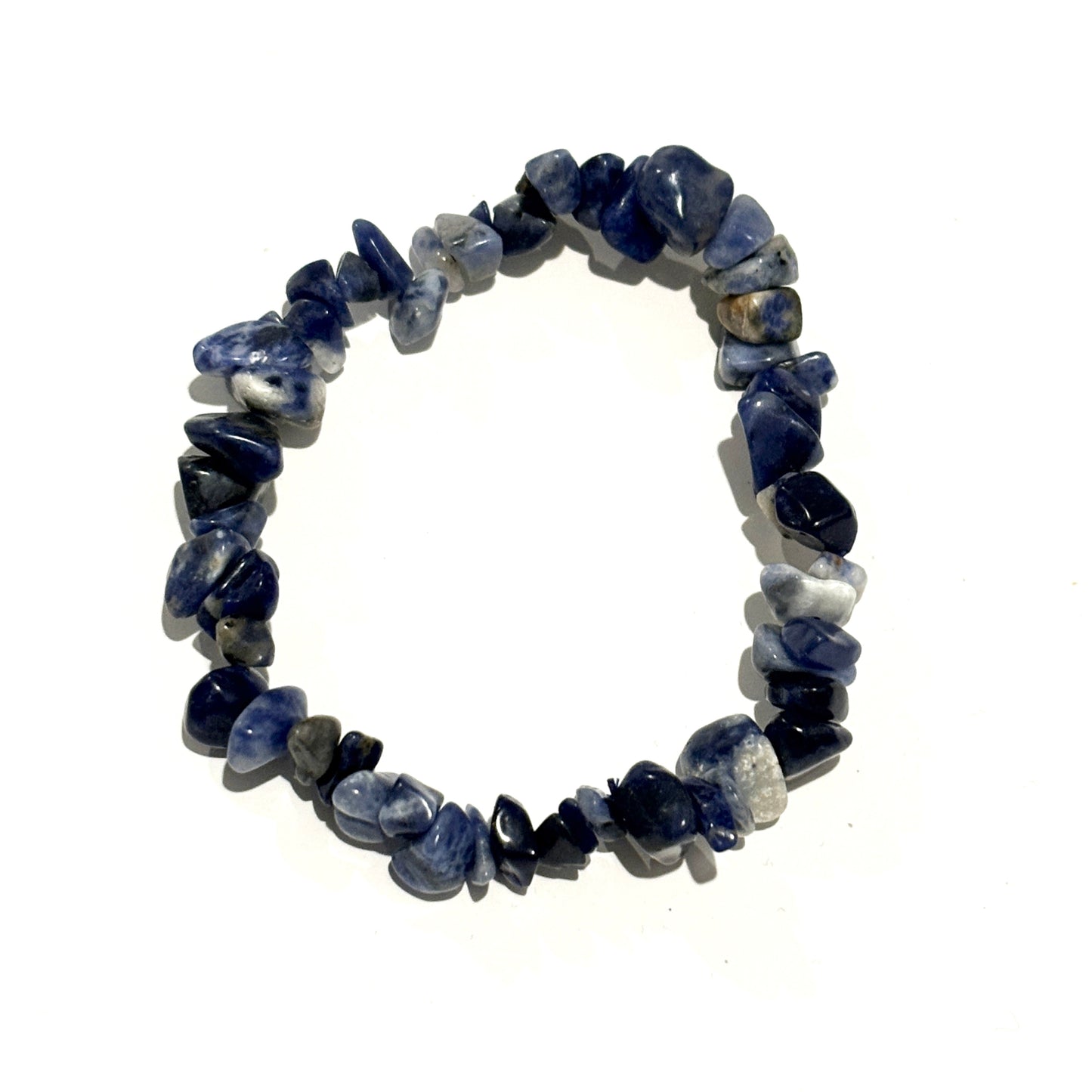 Sodalite Crystal Chip Bracelet