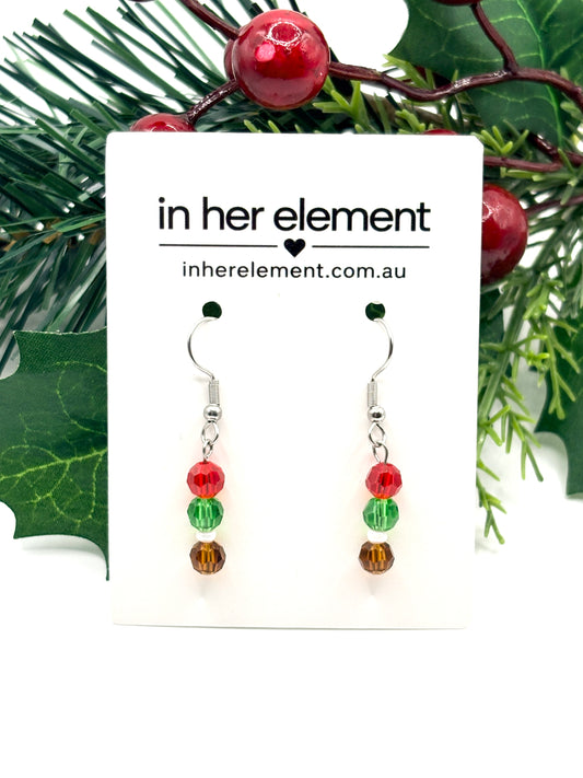 Gingerbread Man Earrings