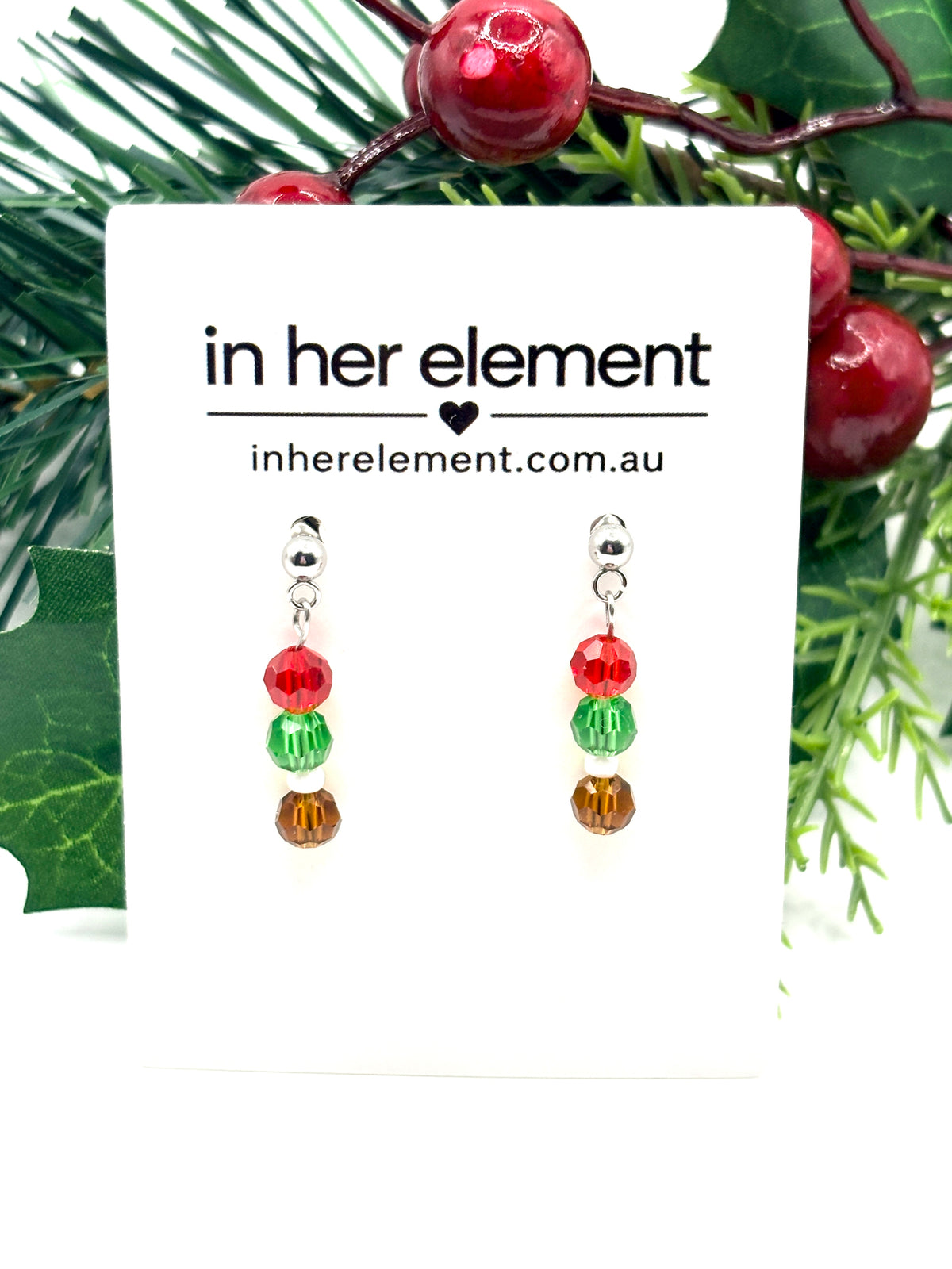 Gingerbread Man Earrings