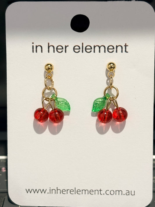 Sweet Cherry Earrings