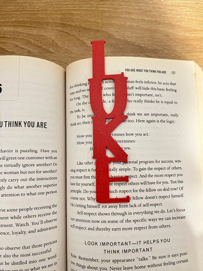 Personalised Name Bookmarks