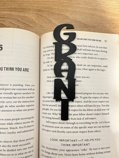 Personalised Name Bookmarks