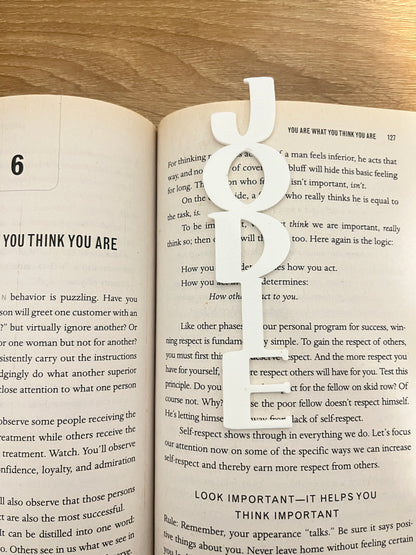 Personalised Name Bookmarks