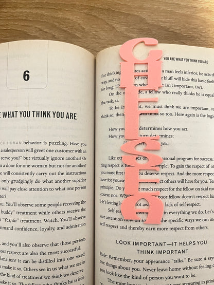 Personalised Name Bookmarks