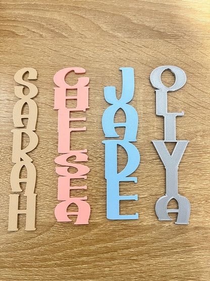 Personalised Name Bookmarks