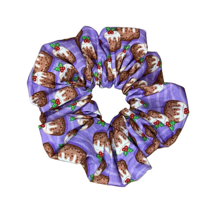 Christmas Pudding Scrunchie