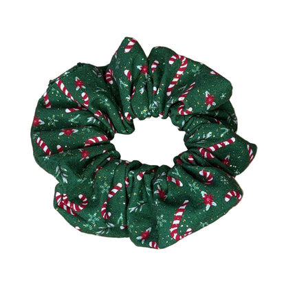 Sparkly Candy Cane Scrunchie