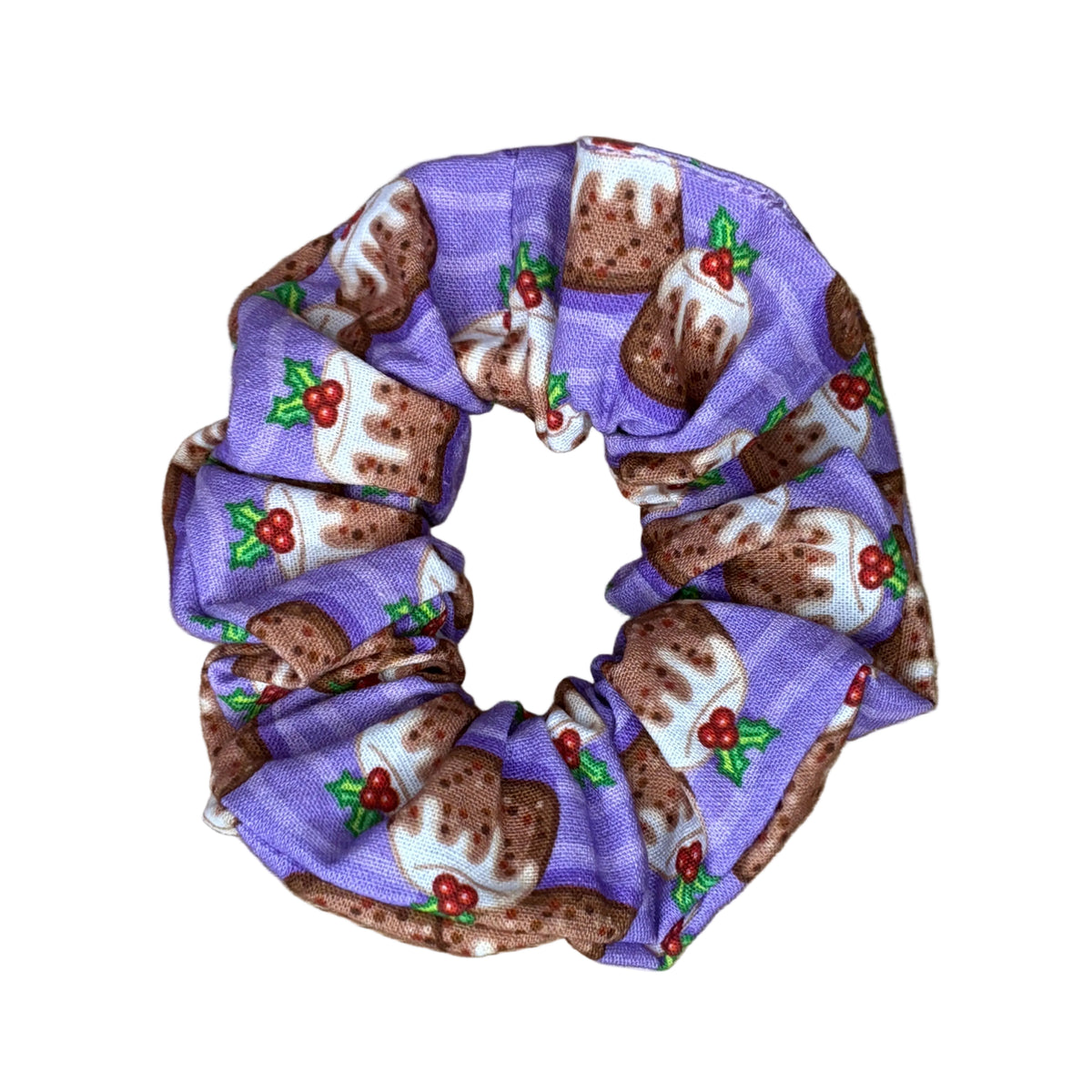 Christmas Pudding Scrunchie