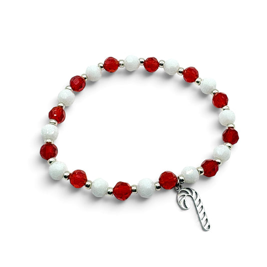 Candy Cane Bracelet - Silver