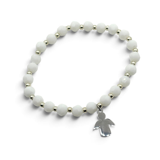 Christmas Angel Bracelet - Silver